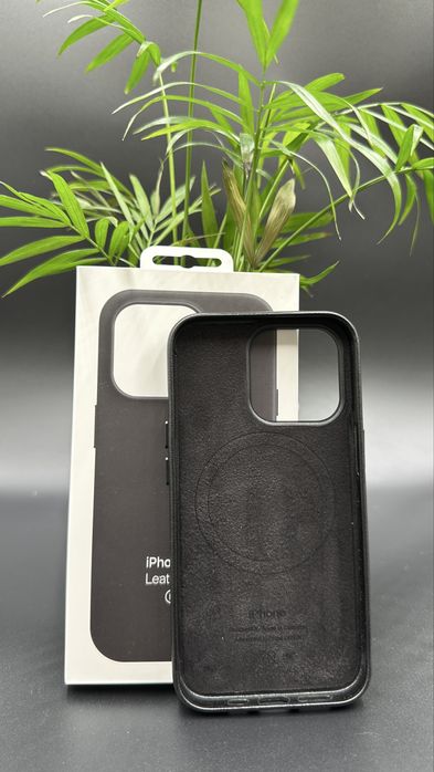 Skórzane Magsafe Etui do Iphone 13 Pro Black