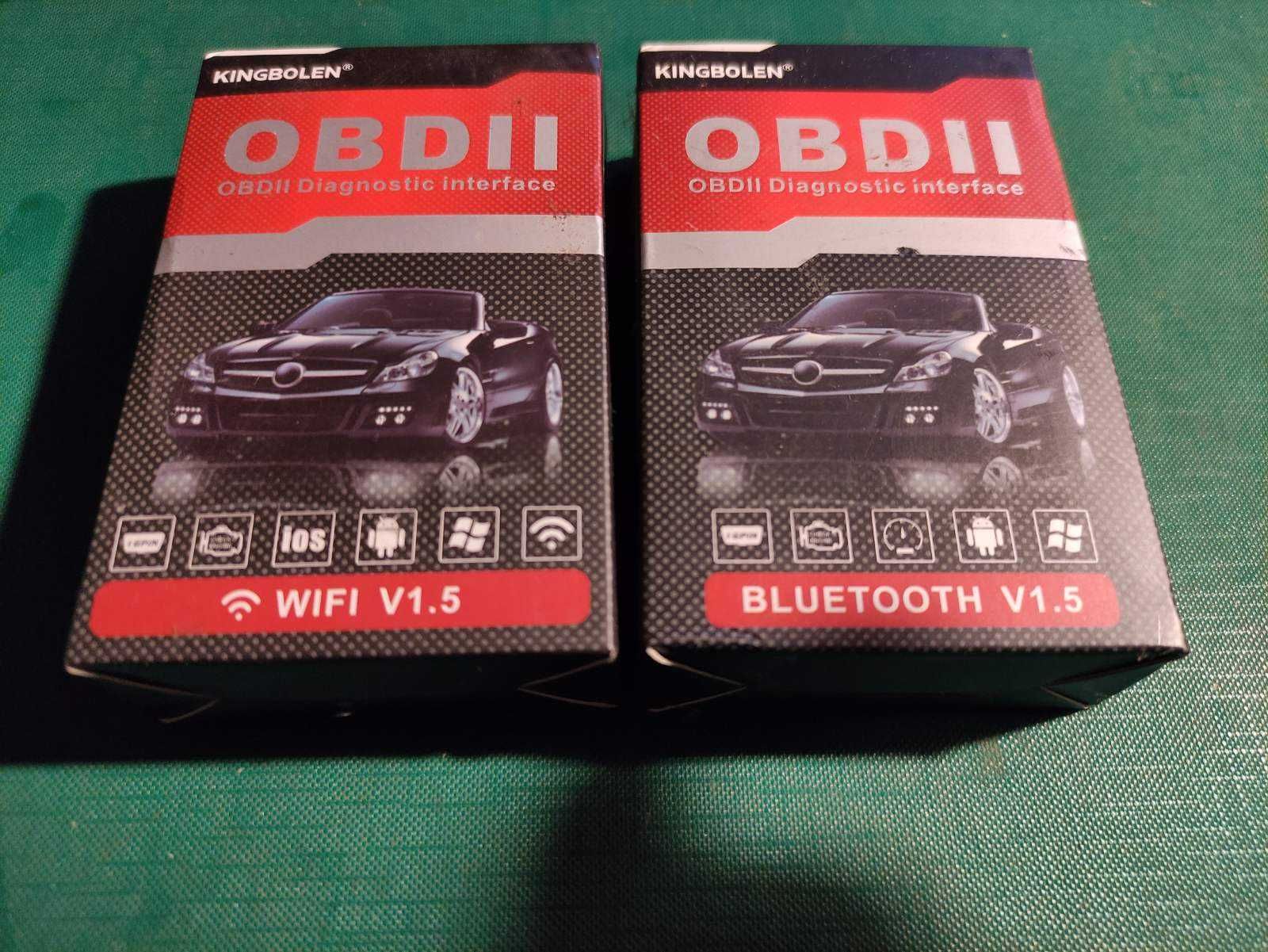 Діагностичний сканер Автосканер ELM327 OBD-II OBD2 Bluetooth Wi-Fi