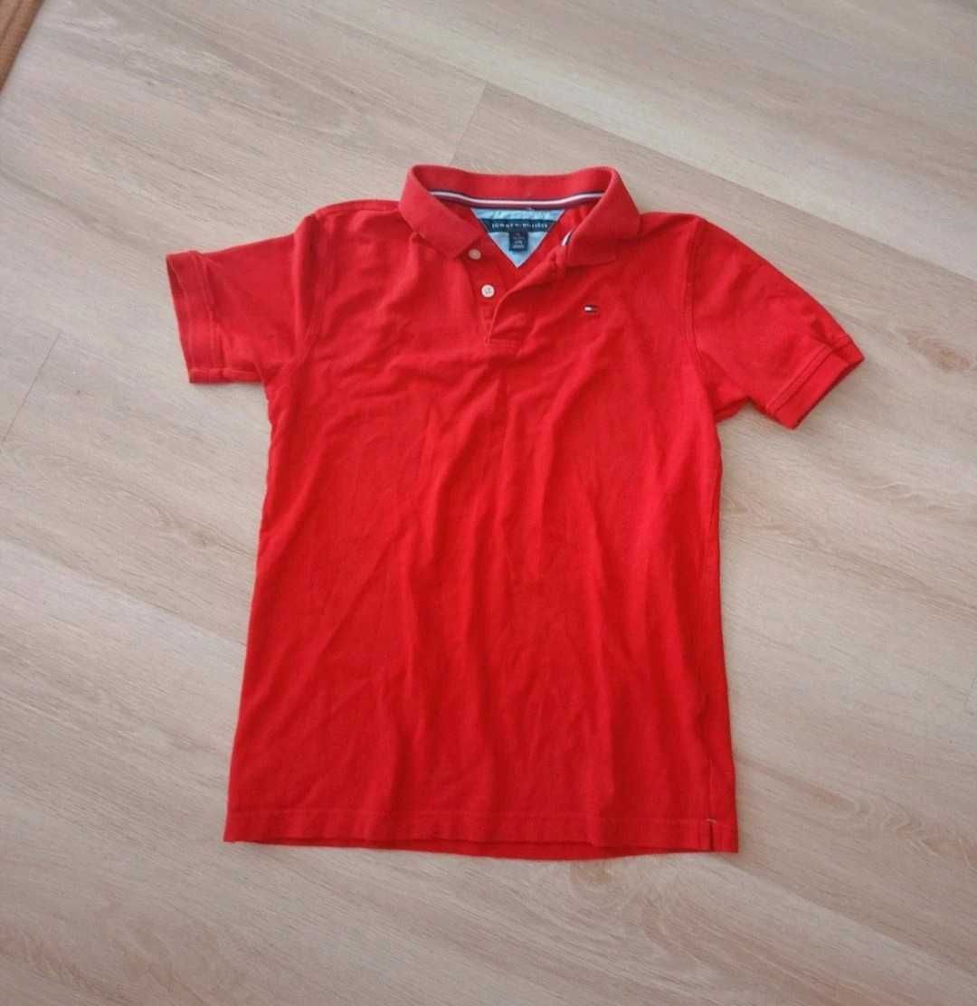 T-shirt męski czerwony Tommy Hilfiger