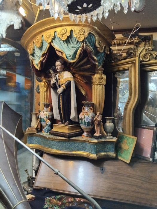 São Luiz  Gonzaga  madeira sec xvlll