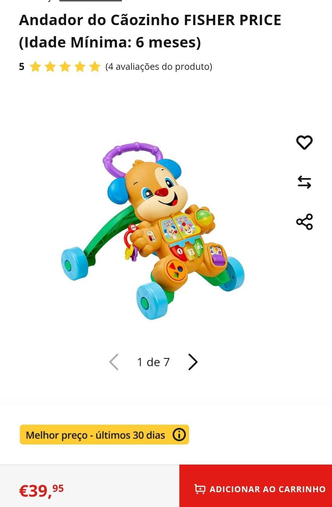 Andador fisher price