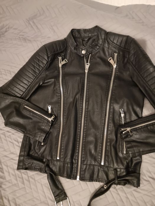 Kurtka skórzana męska ramoneska rock L