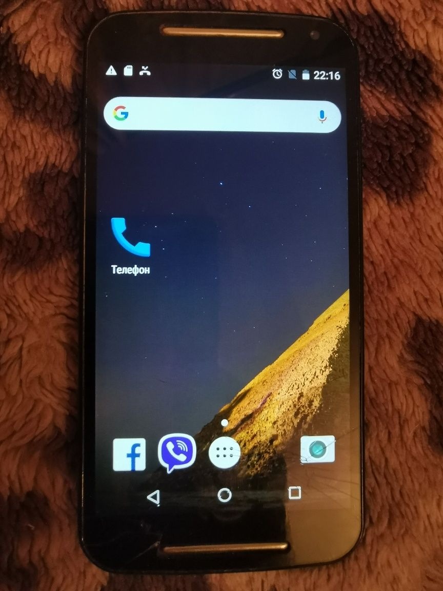 Смартфон Motorola Moto G2 8GB Black XT1072