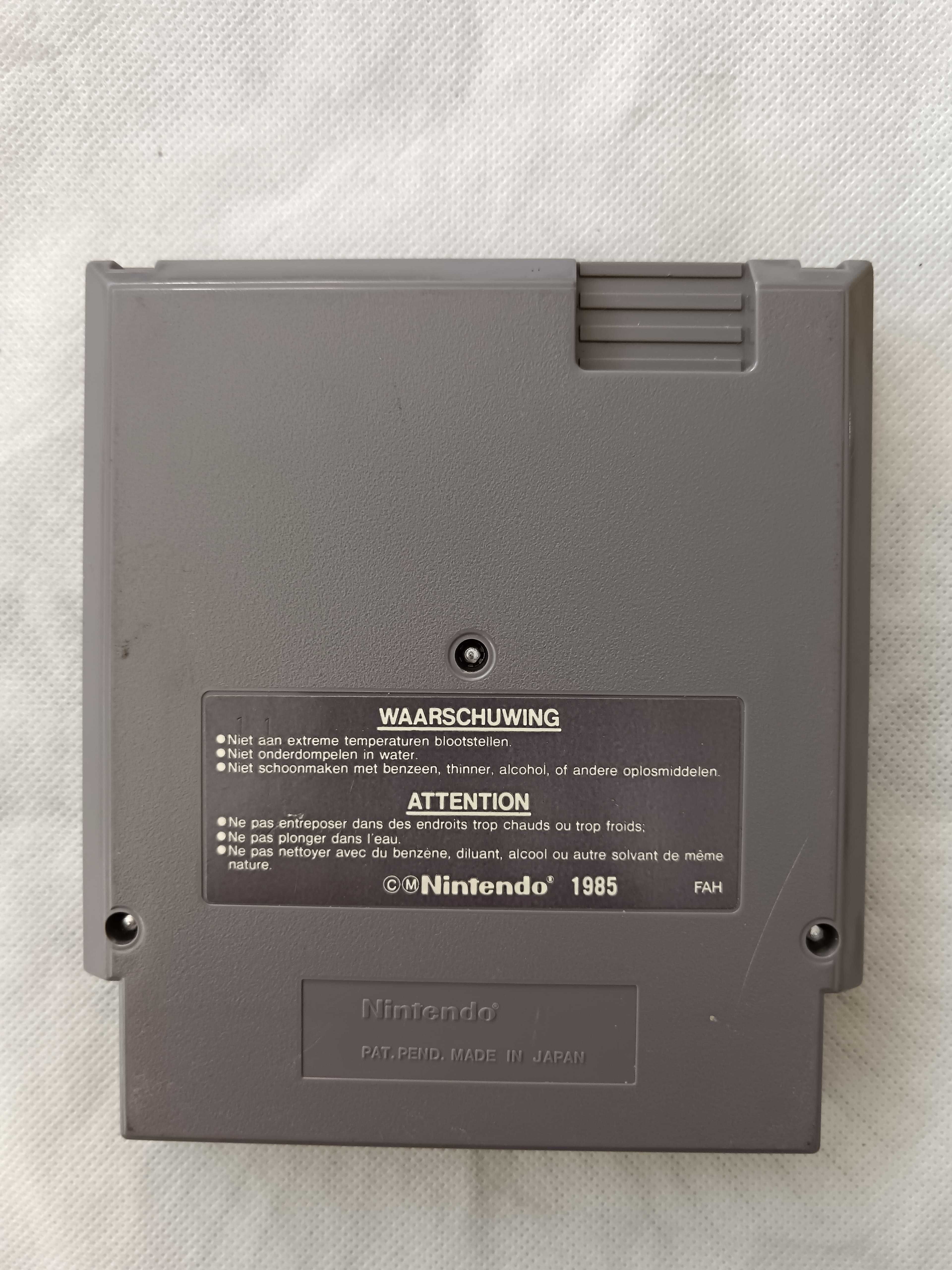 Top Gun [NES, 1988] Loose With Nintendo Cover - Authentic