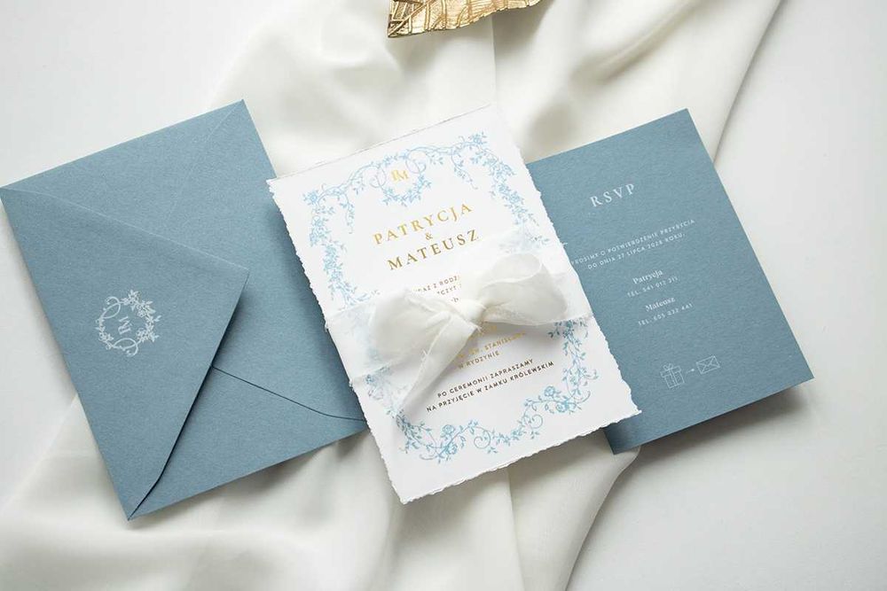 Zaproszenia ślubne złote, złocone, rustykalne, boho