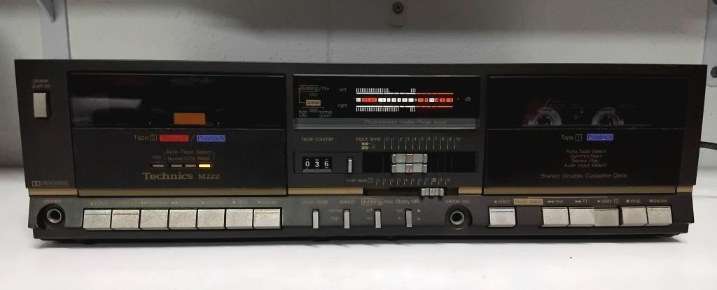 TECHNICS deck cassettes RS-M222