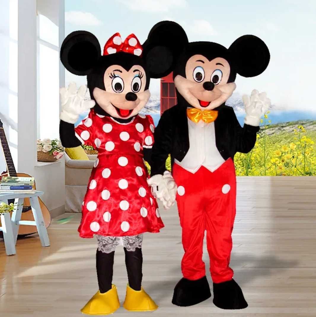 Mascote do Mickey, Minnie ou Panda (Novos)