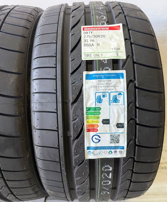 275/30r20 245/35r20 Bridgestone Potenza RE050A 97Y 95Y XL Runflat *