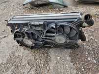 KOMPLET CHŁODNICA WODY KLIMATYZACJI WENTYLATOR SAAB 93 9-3 03 2.0TB