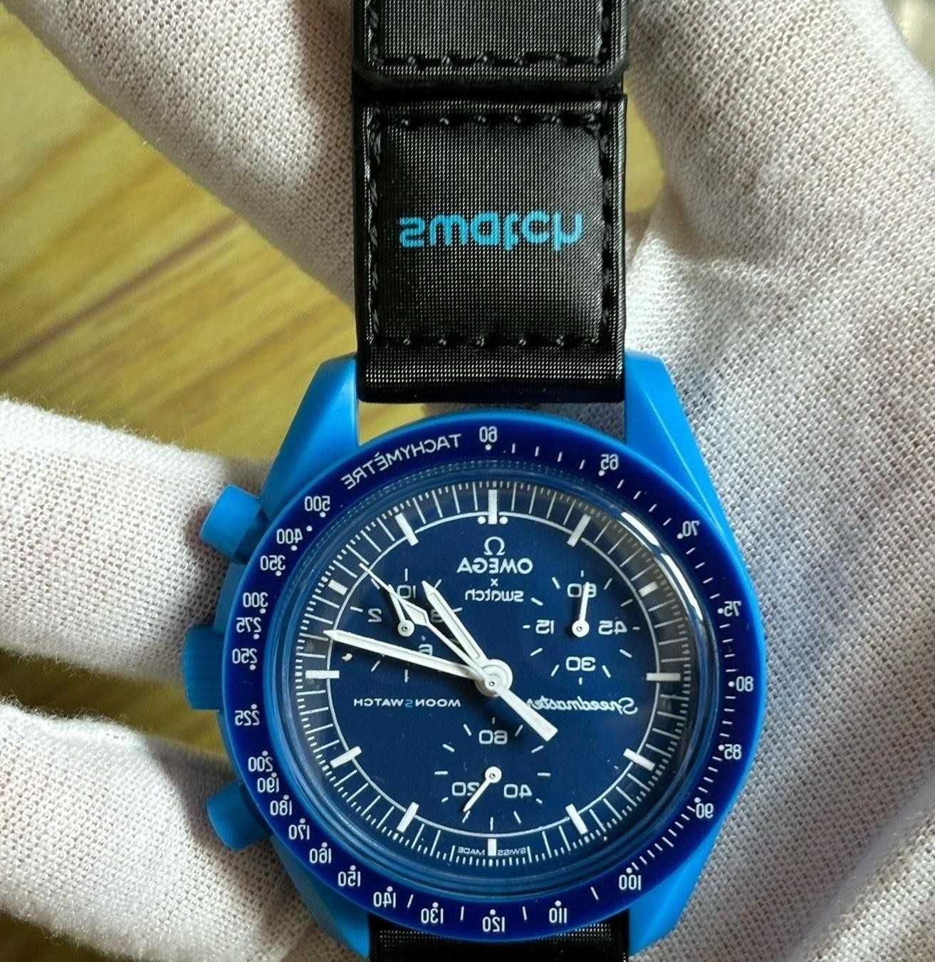 Omega x Swatch Mission to Neptune SO33N100 - oryginalny BIOCERAMICA