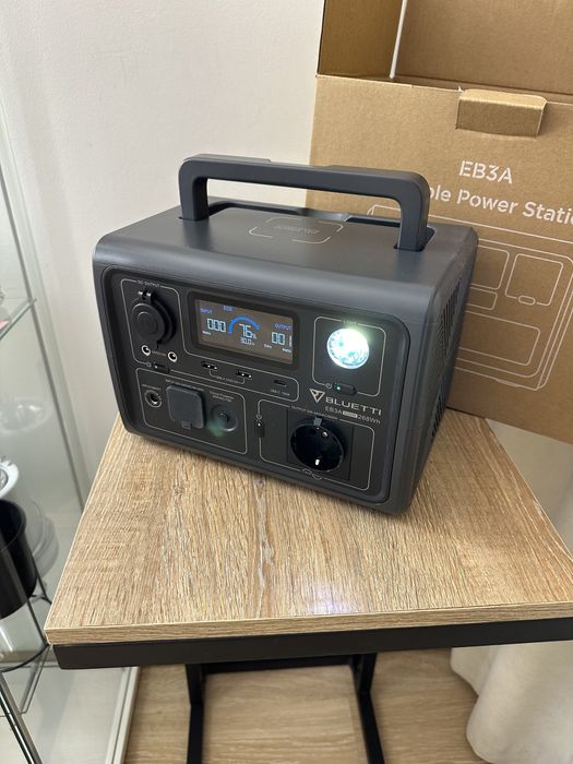 Зарядна станція Bluetti EB3A 600 вт, 268вт, год для дому UPS,ДЖБ