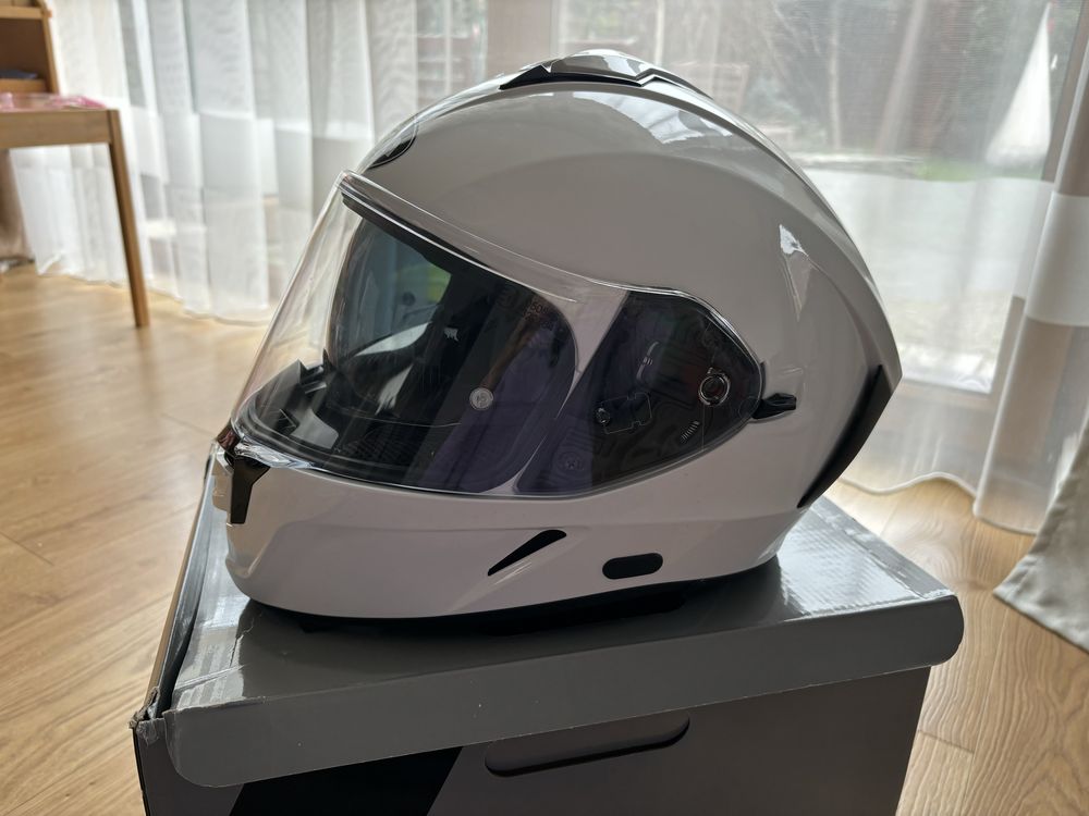 Kask spark white gloss