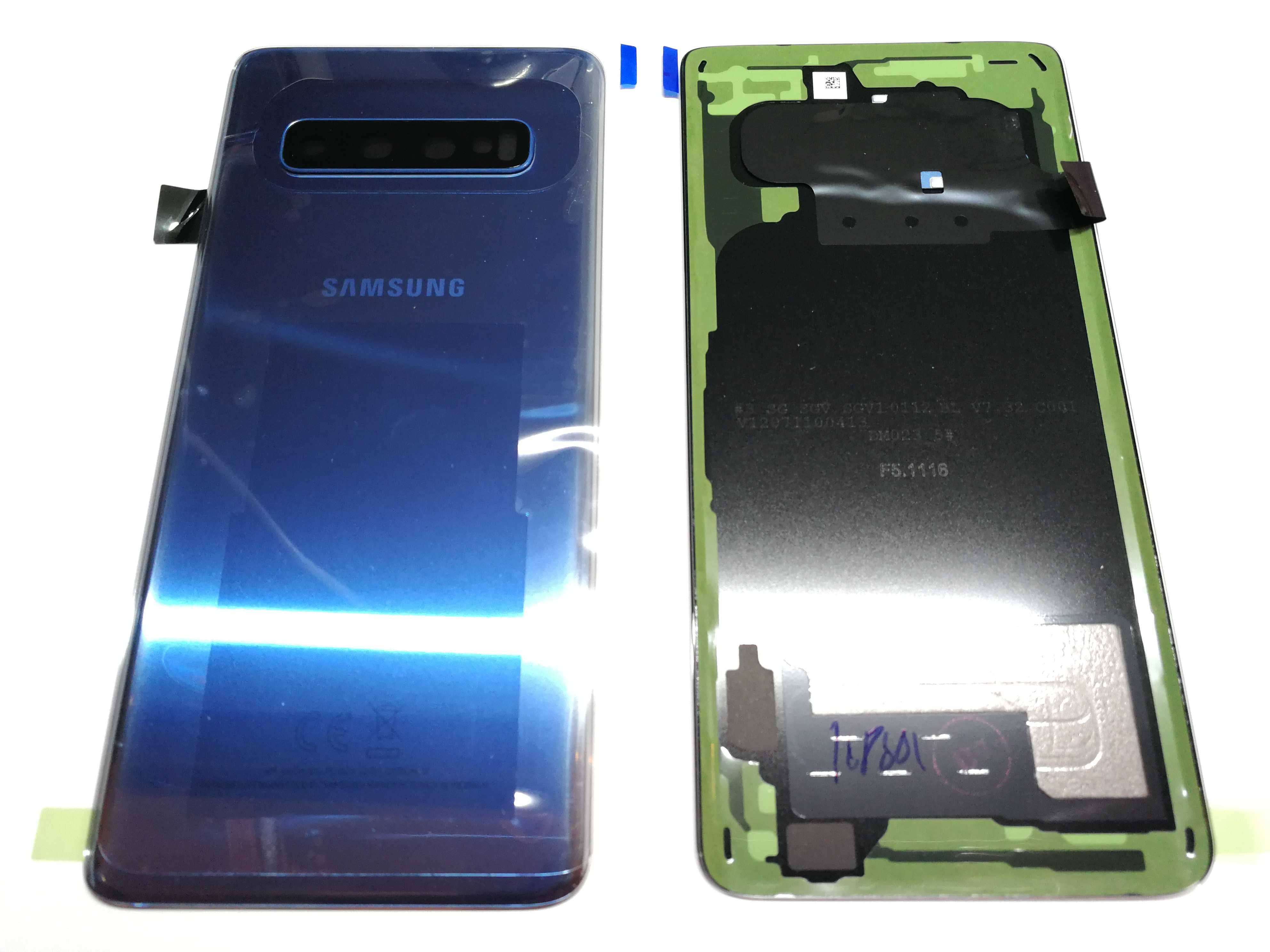 Nowa Oryginalna Klapka baterii Samsung Galaxy S10 SM-G973 Niebieska