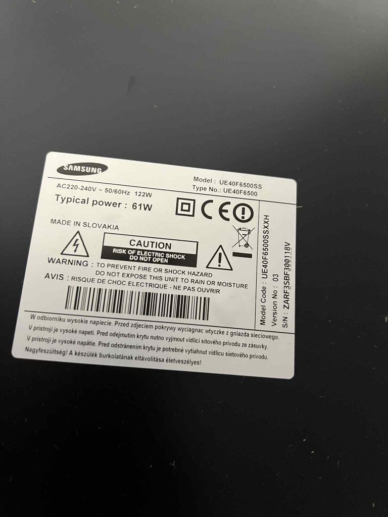Telewizor Samsung 40 cali UE40F66500SS