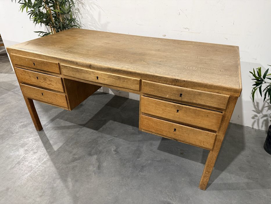 Piękne dębowy biurko lite drewno dowóz wysyłka