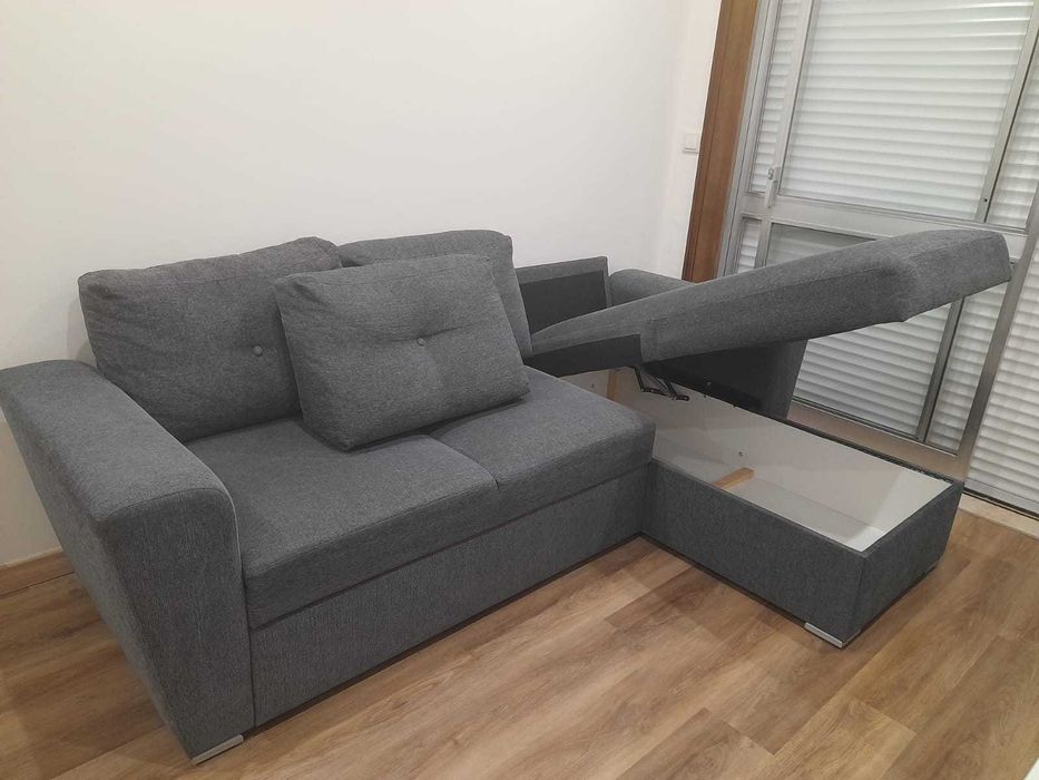 Sofá-cama chaise longue em ÓTIMO estado de conservação