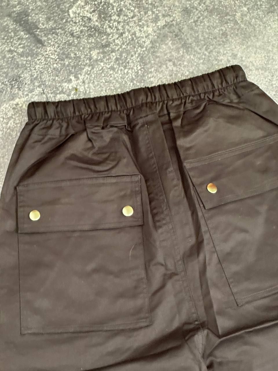 Rick Owens cargo pants черные штаны карго широкие чорні штани