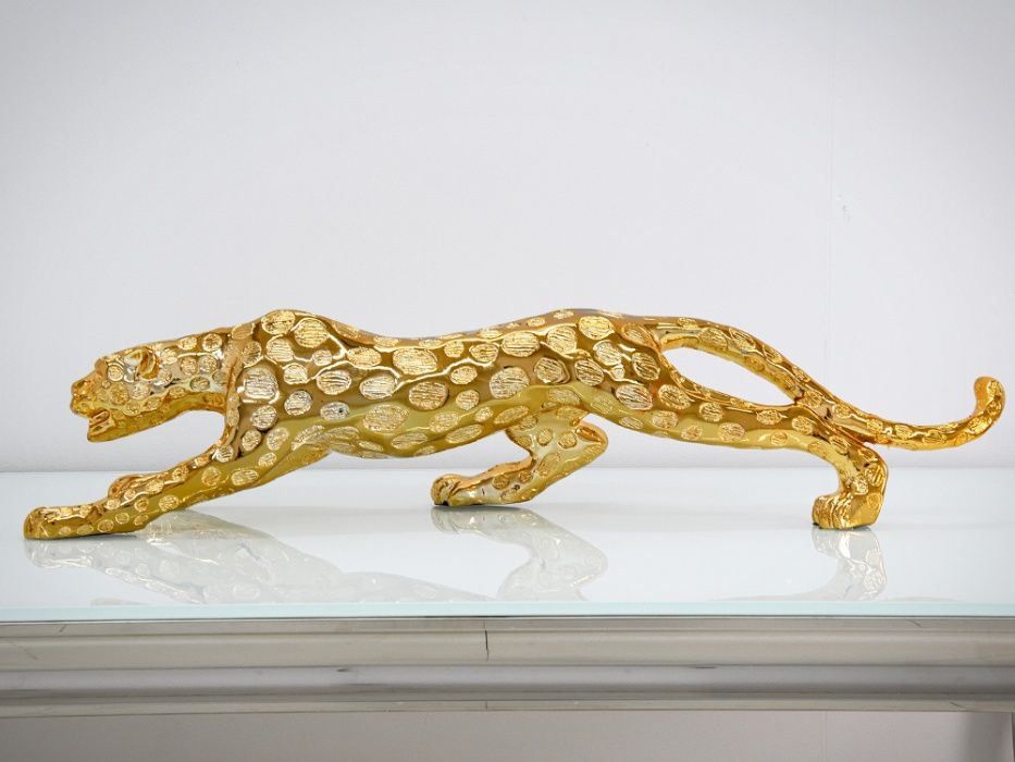 FIGURKA LAMPART LAMPARD Gepard 30x8x8cm Złota NR.547