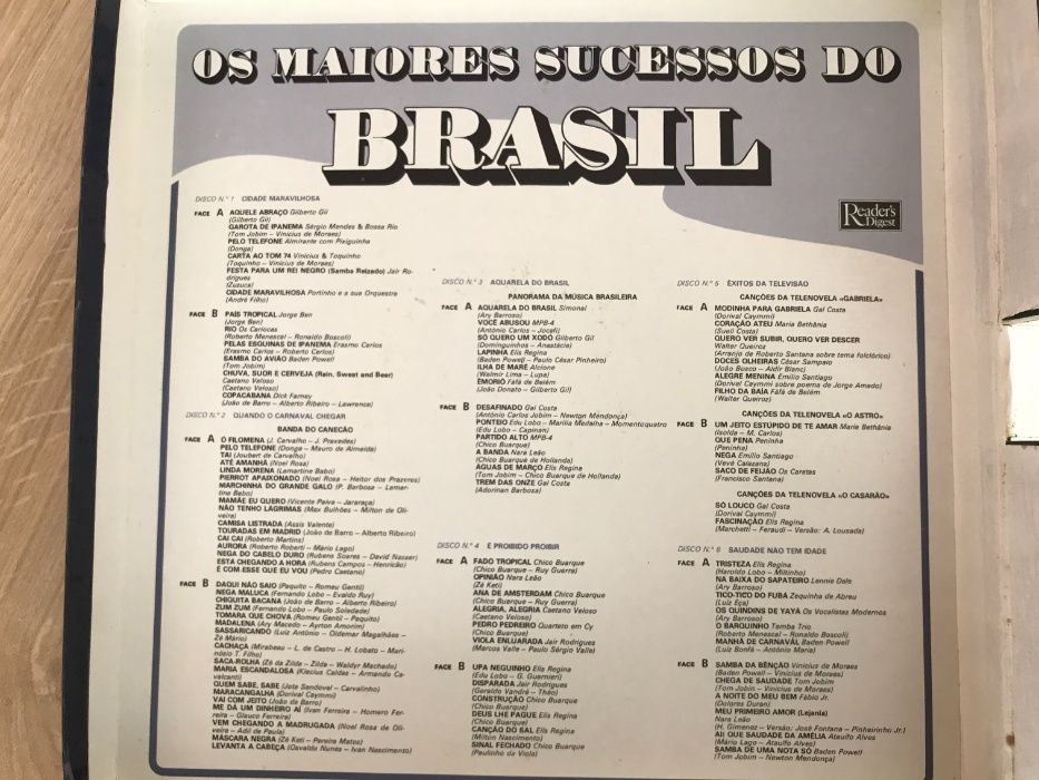6 Vinil - Coletânea ''Os maiores sucessos do Brasil''