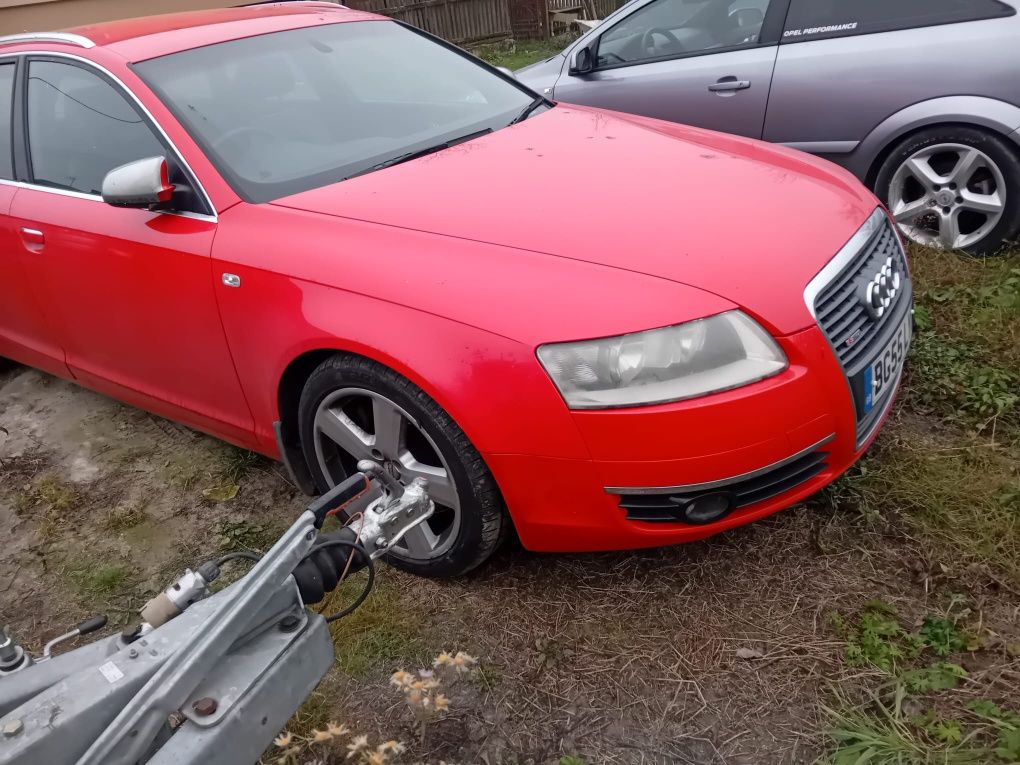 Audi A6 C6 lz3m maska zderzak przód przedni błotnik prawy lewy drzwi