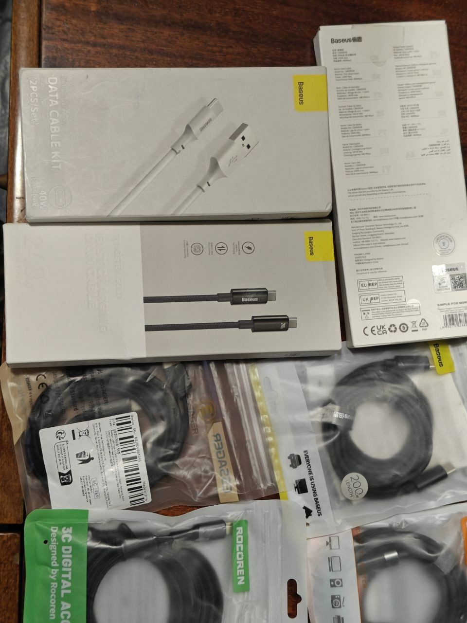 Продам кабель ,Rocoren,Baseus,Oneplus,Realme,Oppo,supervooc type-c.