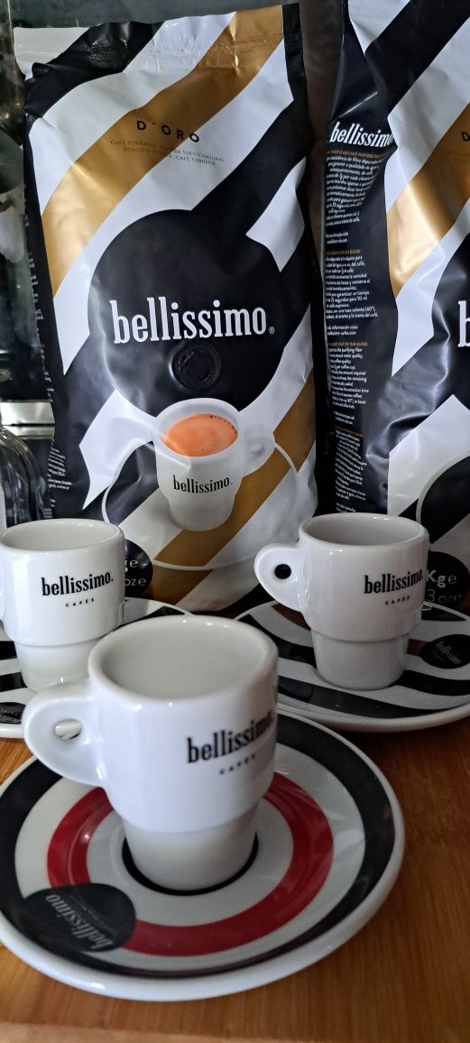 Café  BELLISSIMO D'OURO + Chavenas