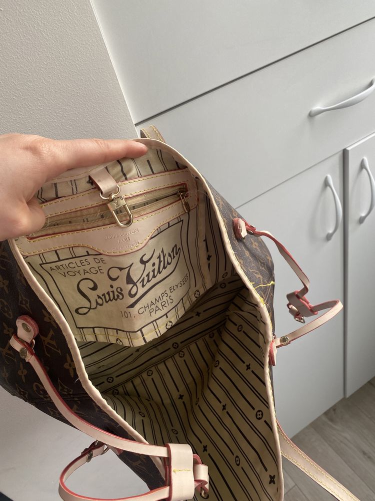 Шопер сумка луї вітон louis Vuitton еко шкіра без дефектів