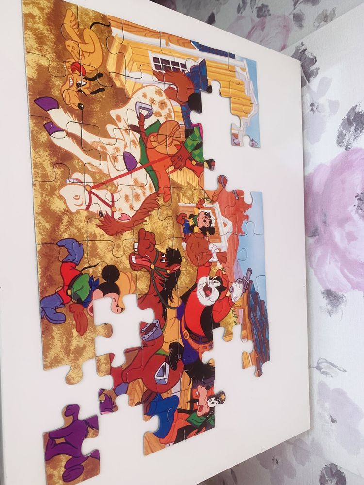 Puzzle Myszka Mickey Walt Disney 2x48, vintage
