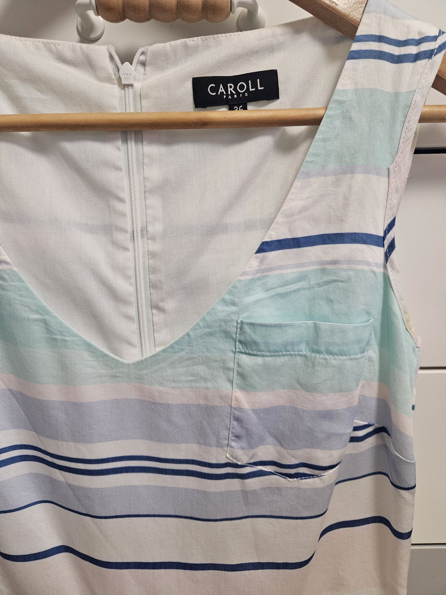 Vestido de algodão marca Caroll