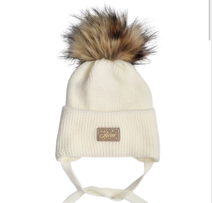 Зимова шапка для дівчинки. Шапка дитяча. Шапка дівчинці. Комплект.