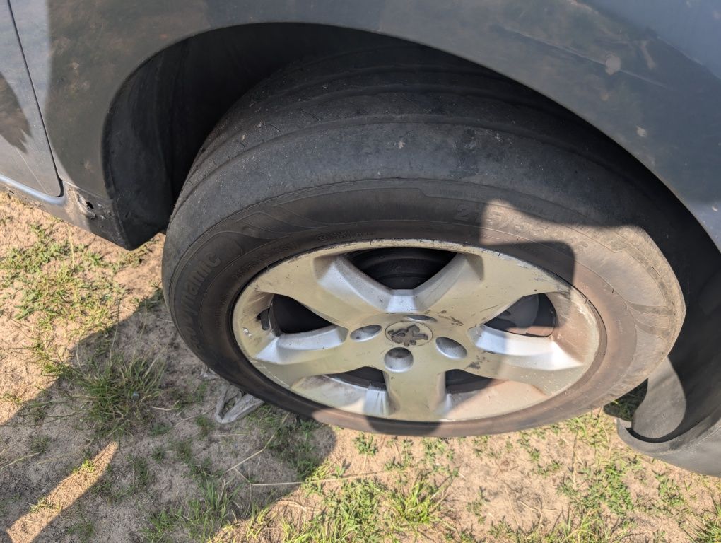 Alufelgi felgi aluminiowe 4x108 z oponami 215/55r16 citroen peugeot