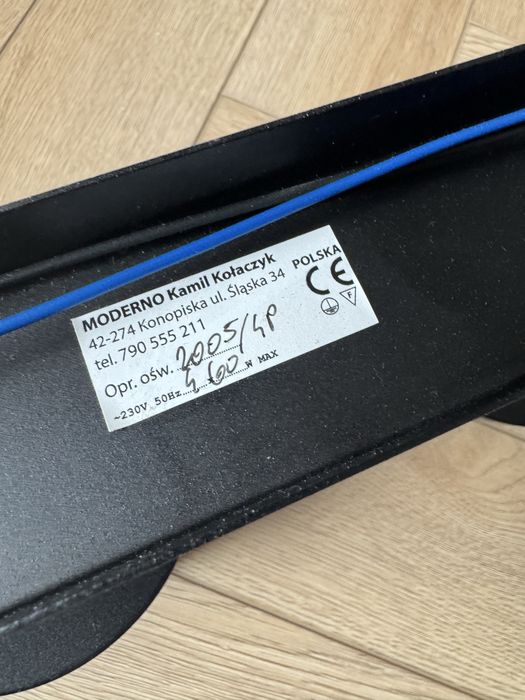 Lampa czarna  wisząca