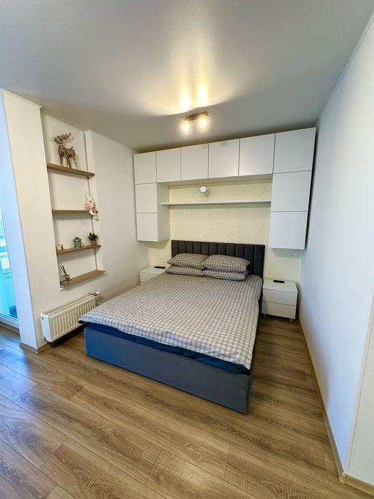 1к квартира студия с лоджией посуточно ЖК Комфорт Таун