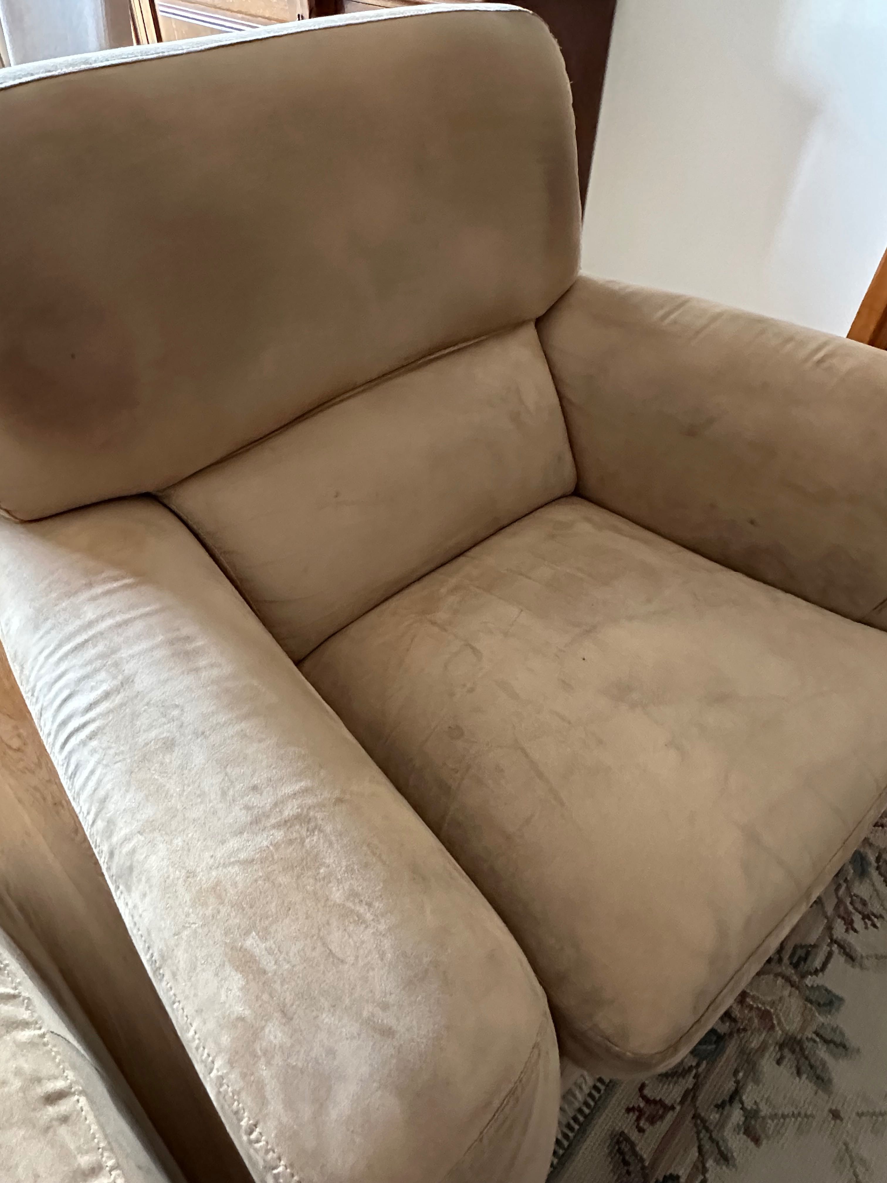 Conjunto sofás bege