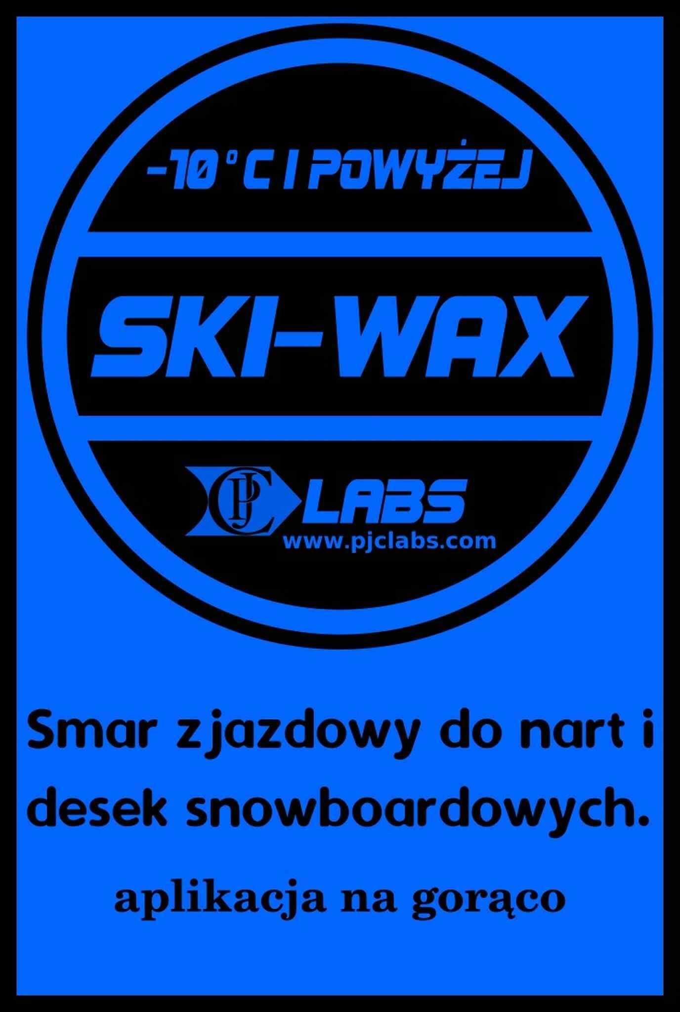 Smar do nart na twardy śnieg - temp. -10 st.C i powyżej - niebieski