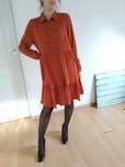 Sukienka babydoll w stylu retro oversize L