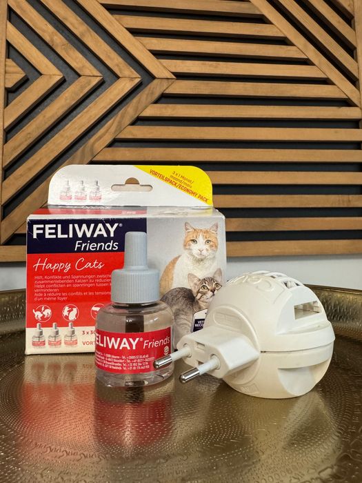 Zestaw Feliway Friends feromony dla kota flakon + dyfuzor