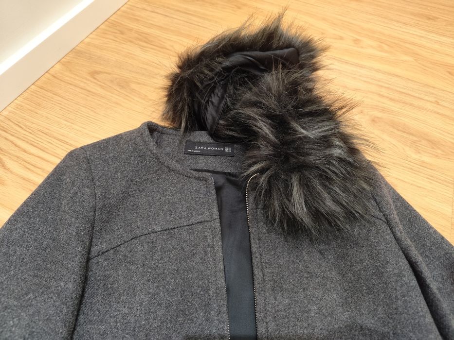 Casaco com Gola Pêlo Amovível