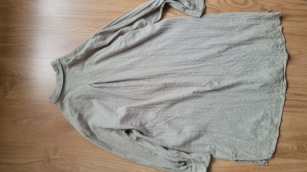H&M sukienka  muslinowa koszulowa M