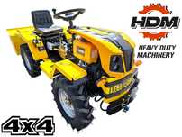 Traktorek 4x4 pług glebogryzarka kosiarka 18 KM diesel dzik traktor