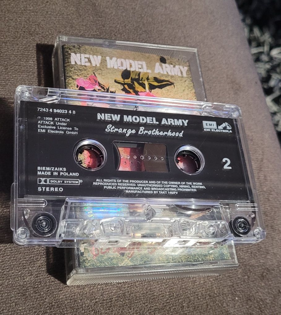 New Model Army - Strange Brotherhood, kaseta magnetofonowa rock