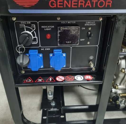 Дизельний генератор 4-4,5 кВт HUAN NENG однофазний 220в електростратер