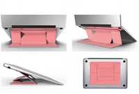 Підставка рожева до Ноутбука Планшета з 2 нахилами тонка клейка