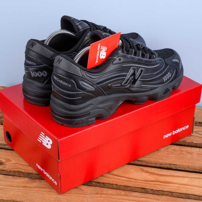 (1963) Кросівки New Balance 1000 повністю чорні (41-45) нб