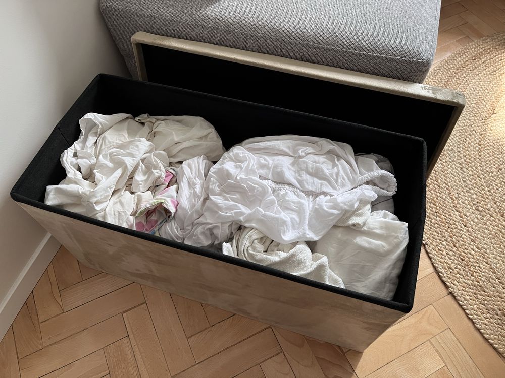 Pufa Auning Jysk duża ze schowkiem