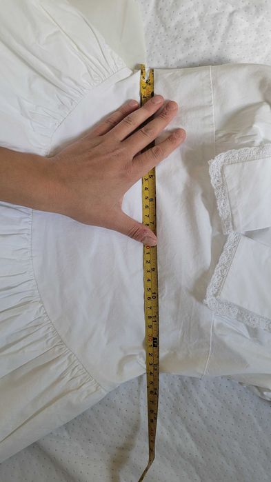 Krótka biała sukienka Zara XS 34 nowa bufiaste rękawy kołnierzyk bebe