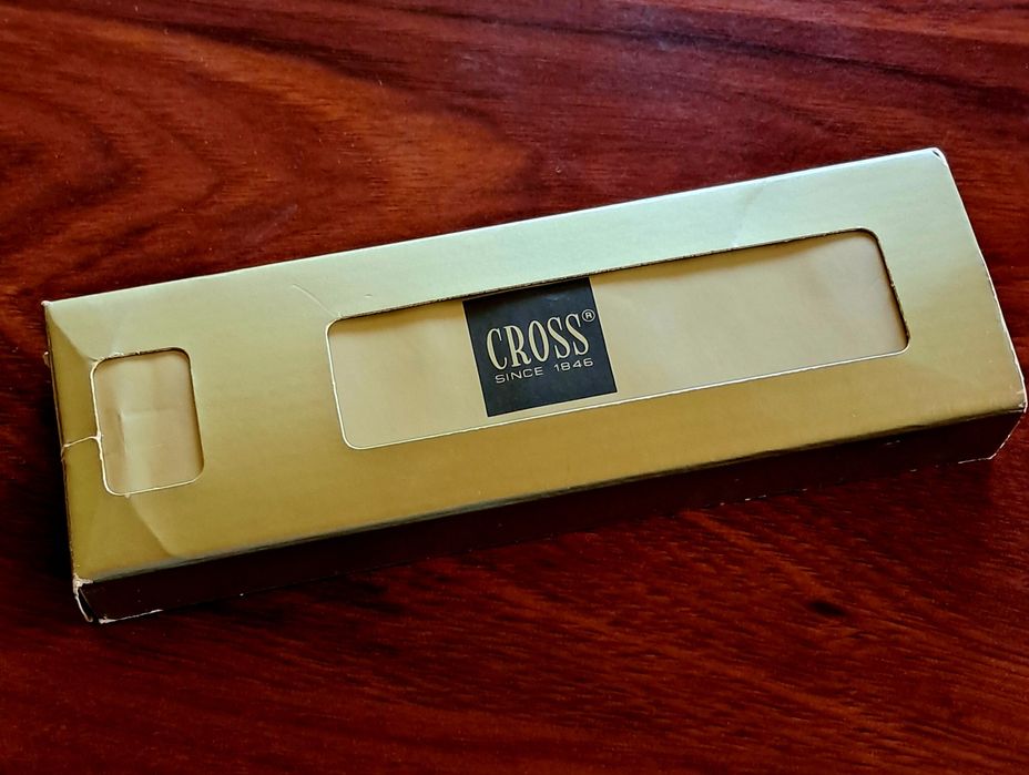 Esferográfica Roller Cross Plaquê Ouro