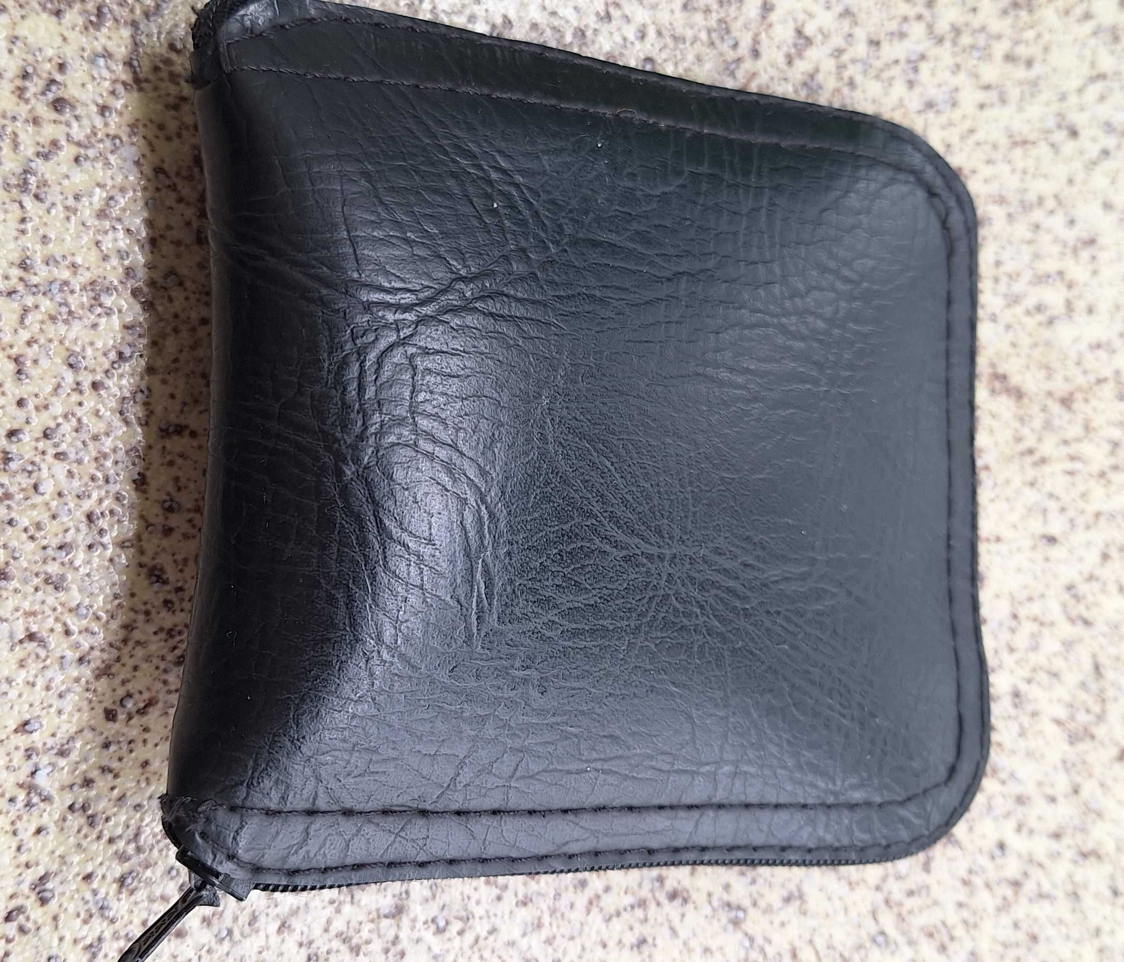 Torba na zakupy jako portfel Czarna Z materiału