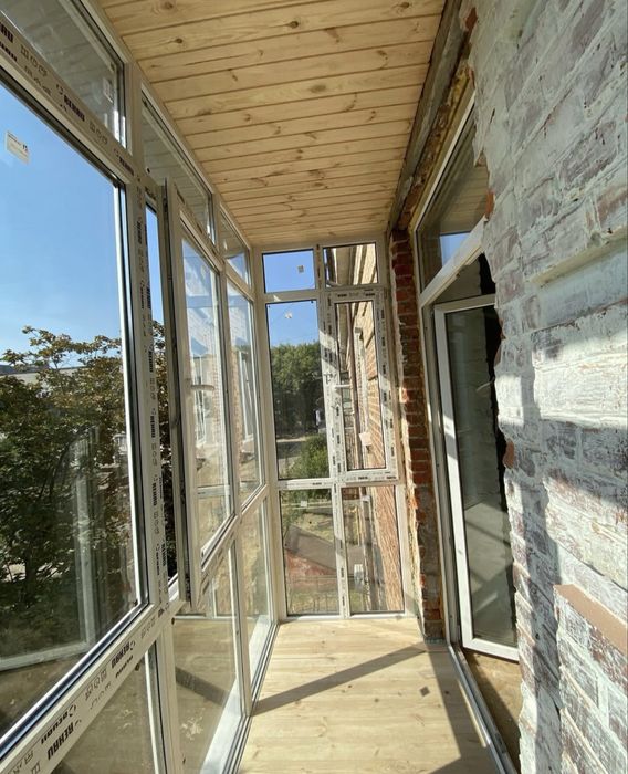 Балконы под ключь, рама, вынос, обшивка, утепление