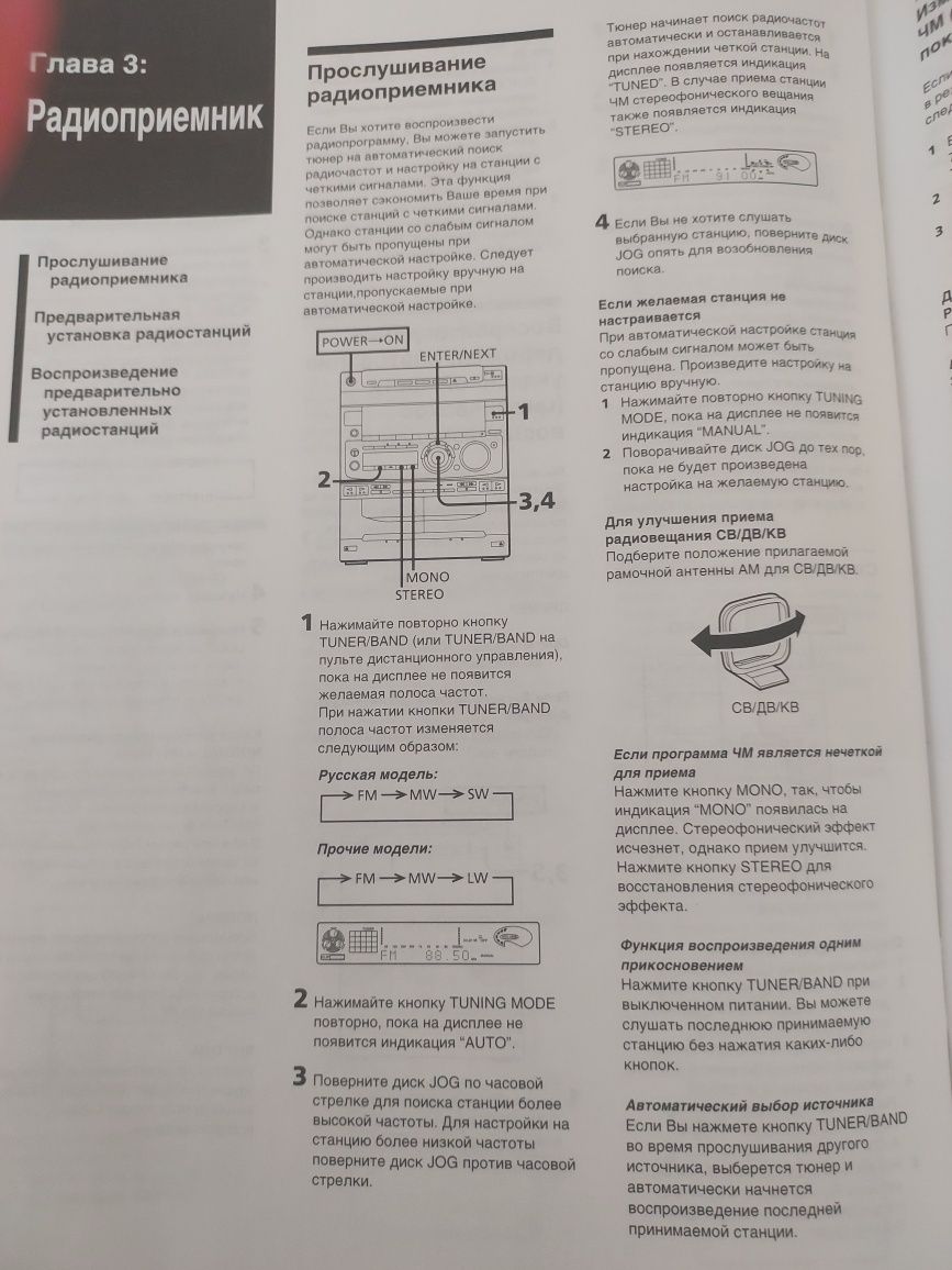 Музичний центр Sony